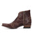Womens Bell Brown Handmade Leather Western Bootie - Ranch Road Boots™