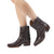 Womens Rosette Short Grey - Handmade Cowboy Boots - Ranch Road Boots™