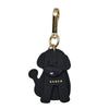 Charm Key Ring - Poodle Black