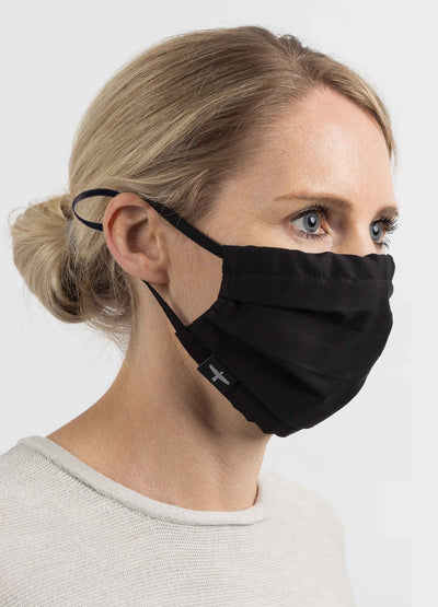 Adjustable Cotton Pleat Face Mask | Untouched World | Te Huia New Zealand