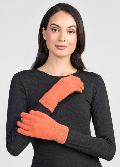 Unisex Cosy Gloves - Coral