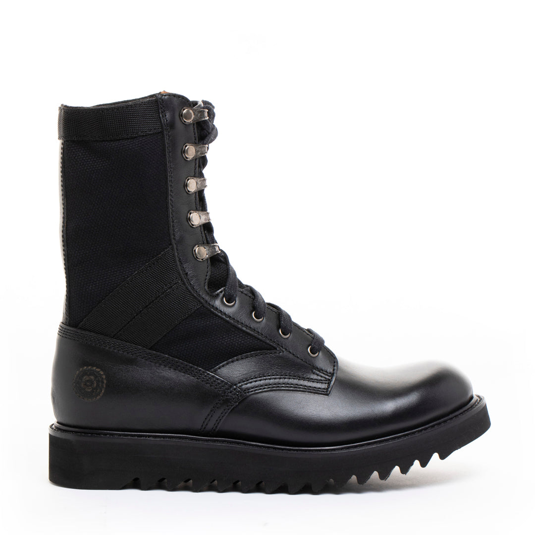 Ranch Road Boots - Women's Current Issue Black - Military-Combat-Lace-Up-Boot-Right-Profile