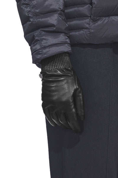 Womens Leather Rib Glove-Canada Goose-Te Huia New Zealand