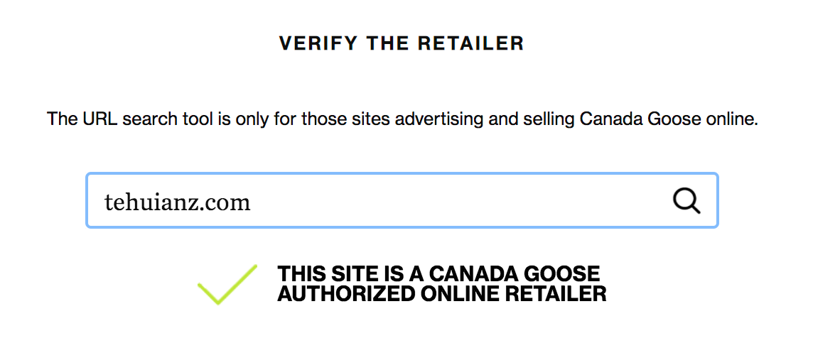 te huia is an authorized Canada Goose retailer
